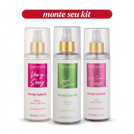 Kit 3 Body Splash - Monte seu Kit!