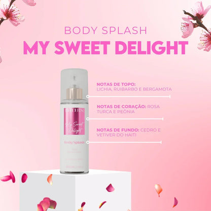 Kit 4 Body Splash - My Sweer Delight, Very Sexy, Good Graces e Roses