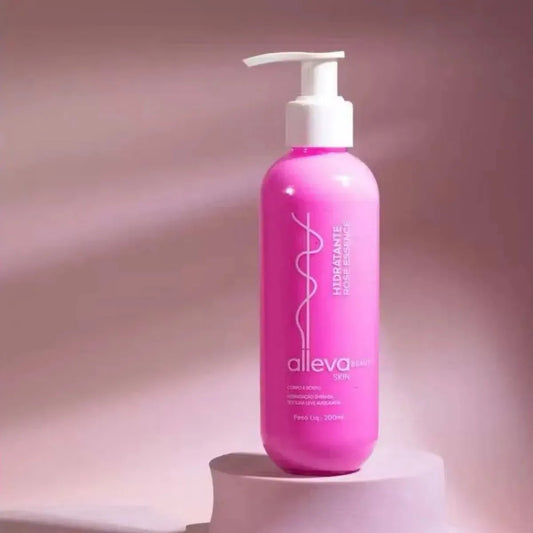 Hidratante Corpo E Rosto Rose Essence 200ml Alleva Rose Essence