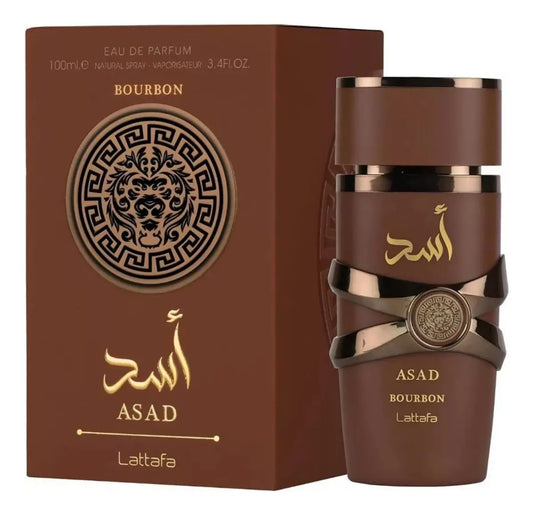 Perfume Lattafa Asad Bourbon Alta Fixação 100ml