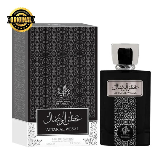 Perfume Árabe Attar Al Wesal Al Wataniah Eau De Parfum Intenso 100ml - Mais Vendido