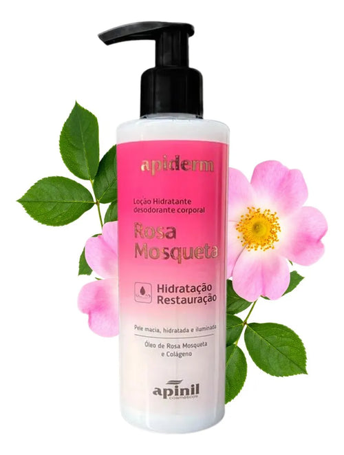 Hidratante Corporal Rosa Mosqueta 180g Apiderm