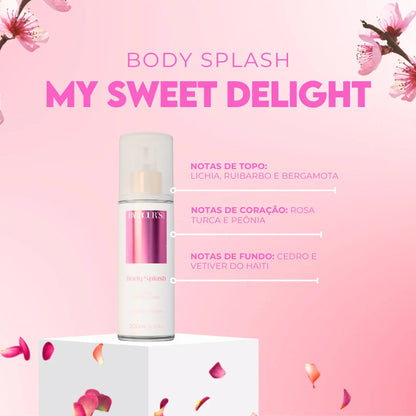 Kit Presenteável 2 Body Splash Desodorante Colônia 200ml - Very Sexy, Delight