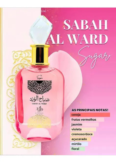 Perfume Sabah Al Ward Sugar Feminino 100ml Original