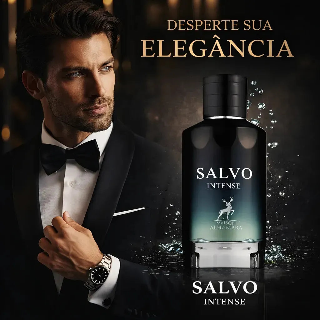 Perfume Masculino Arabe Salvo Intense 100ml