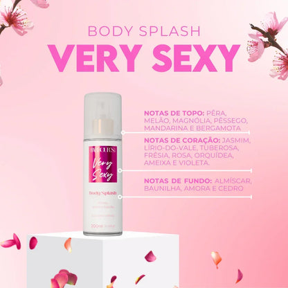 Kit Presenteável 2 Body Splash Desodorante Colônia 200ml - Very Sexy, Delight
